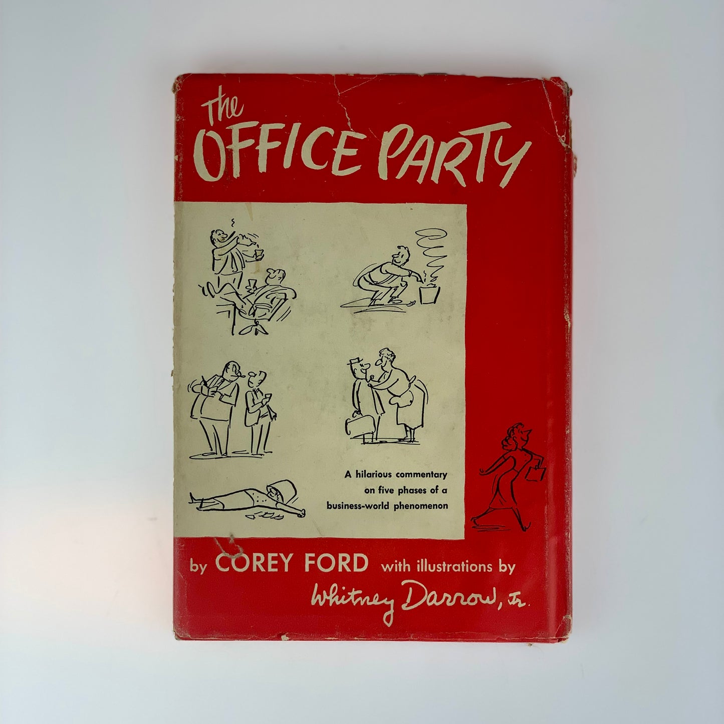 1951 The Office Party Hardcover Book by Corey Ford - Illustrated by Whitney Darrow, Jr.