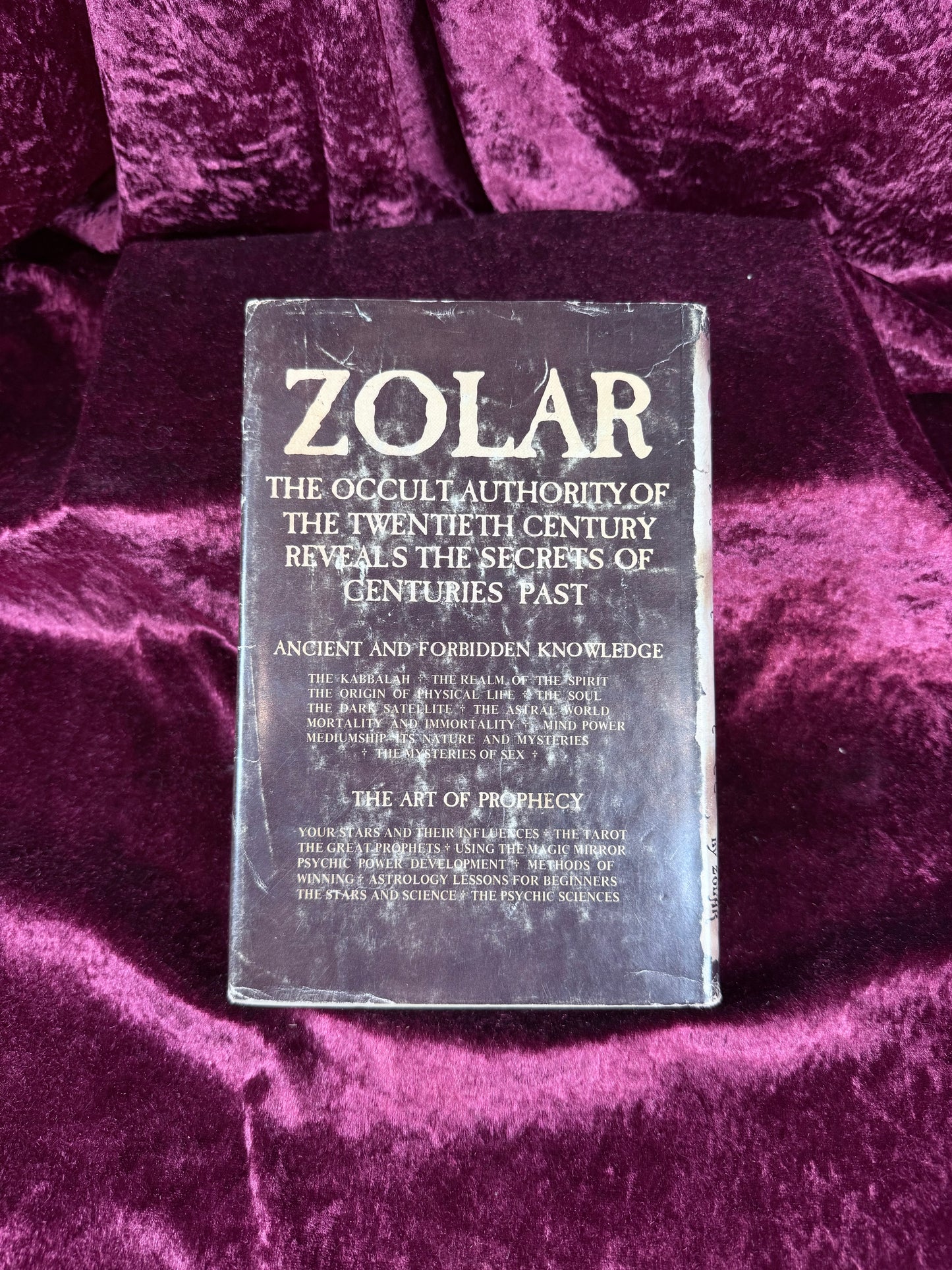 Vintage Hardcover Book – The Encyclopedia of Ancient and Forbidden Knowledge Zolar 1970