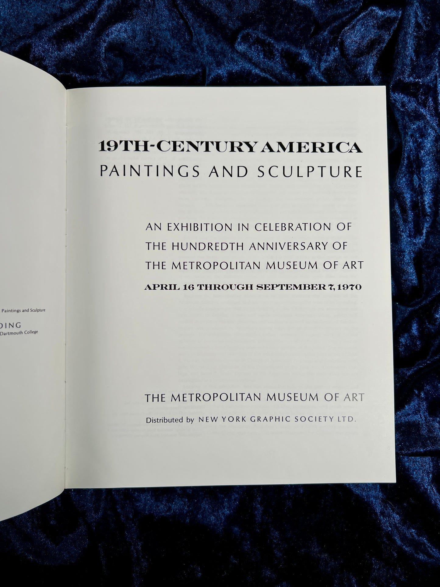 Vintage 19th Century America Art Books - 1970 Metropolitan Museum Centennial 2 Volume Set