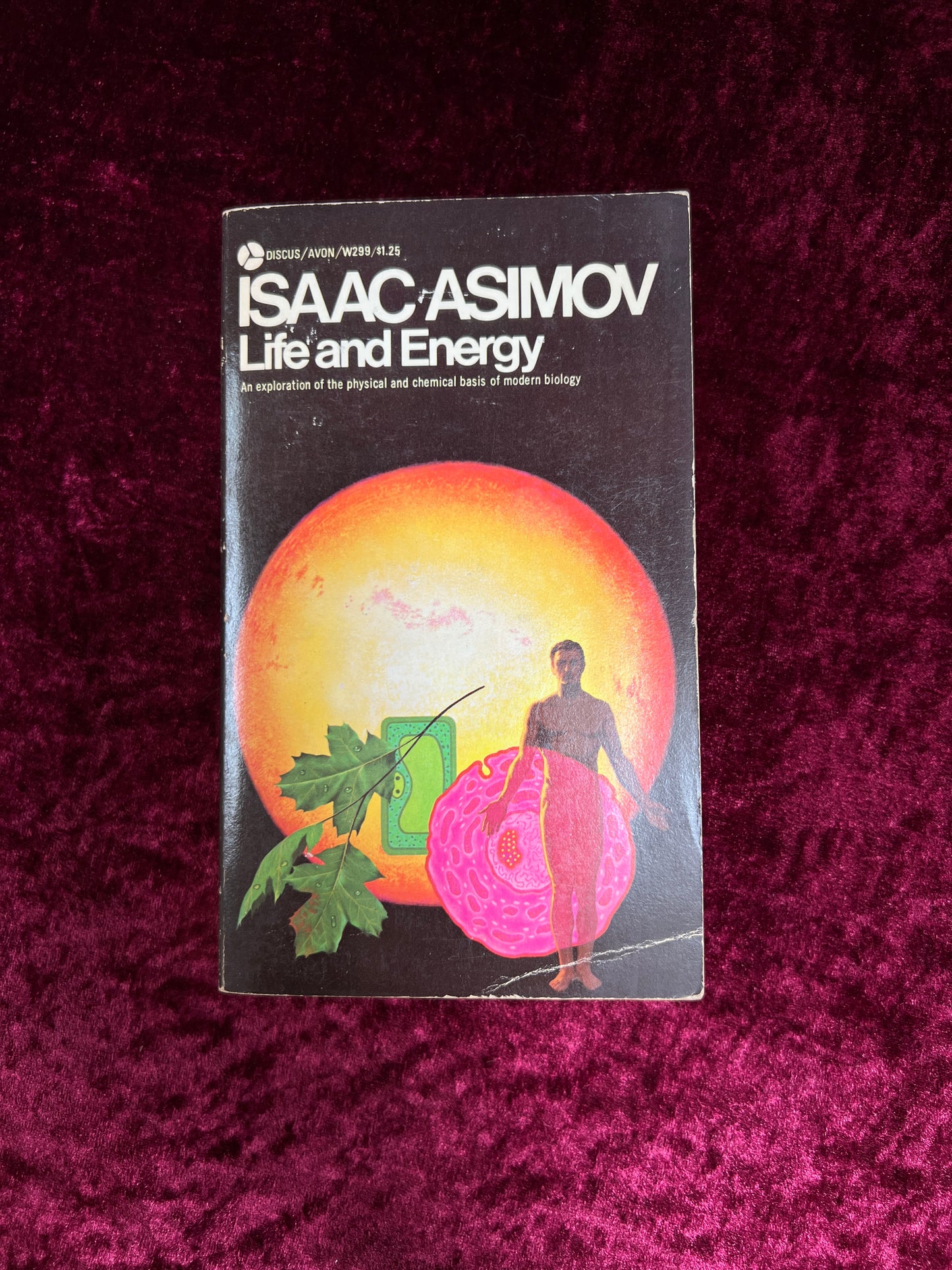 Vintage Paperback Book - Life and Energy - Isaac Asimov - Avon Publishing 1972
