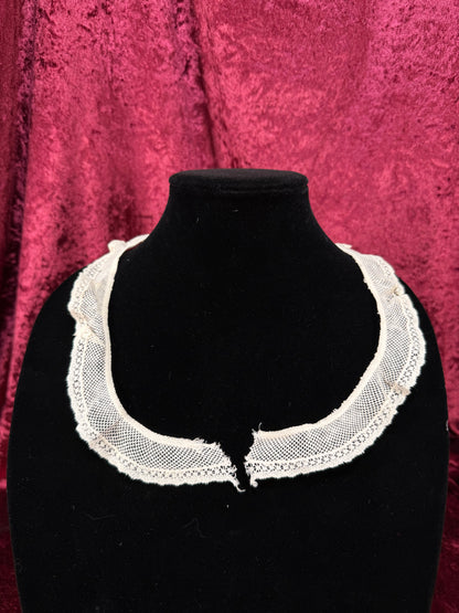 Vintage Lace Collar – Ruffled Mesh 1" Peter Pan Collar