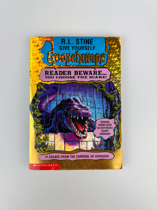 R.L. Stine Give Yourself Goosebumps Book | Reader Beware...You Choose The Scare!