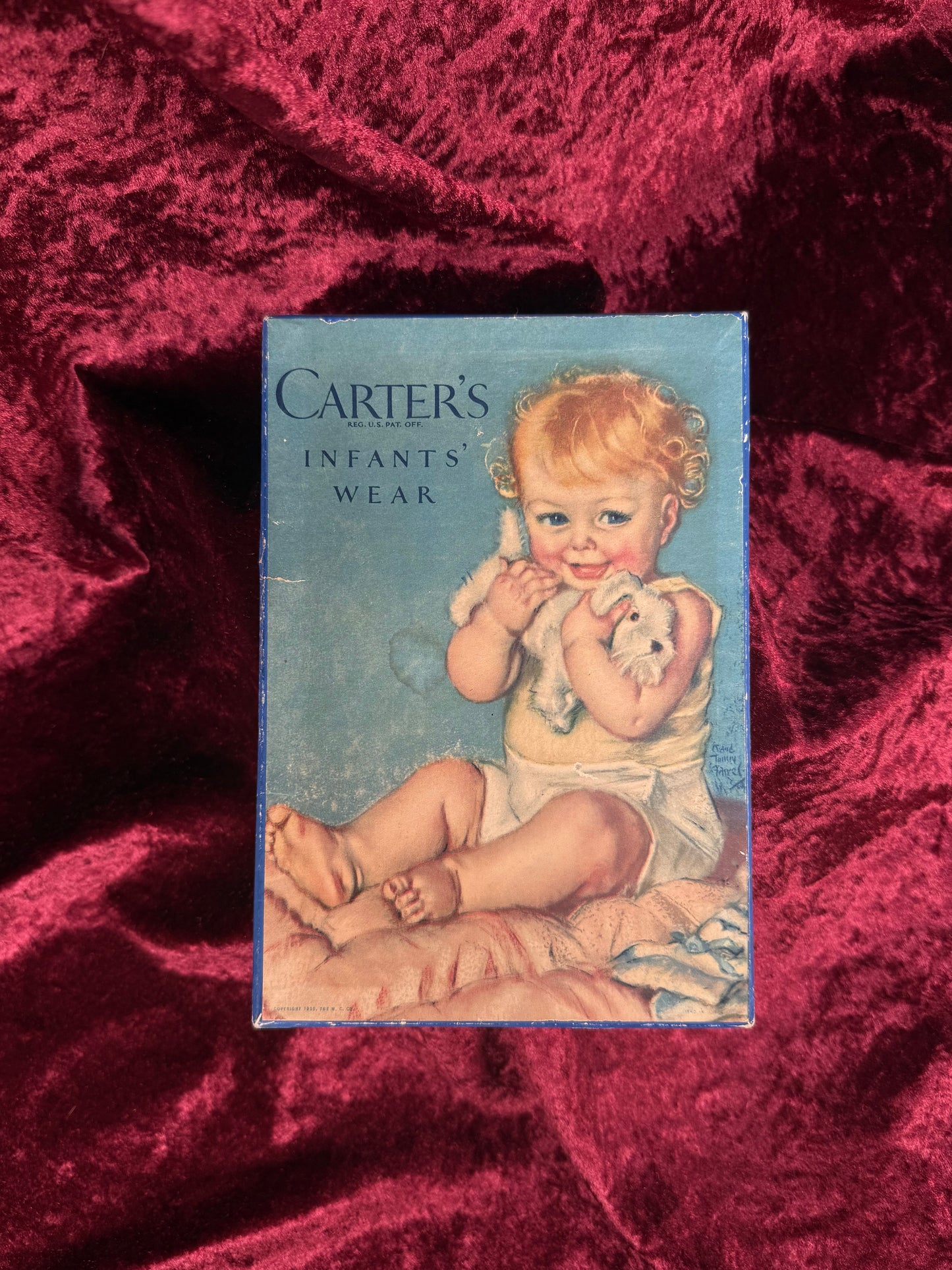 Vintage Silk & Wool Infant Undershirt – Carter’s Boxed Baby Garment