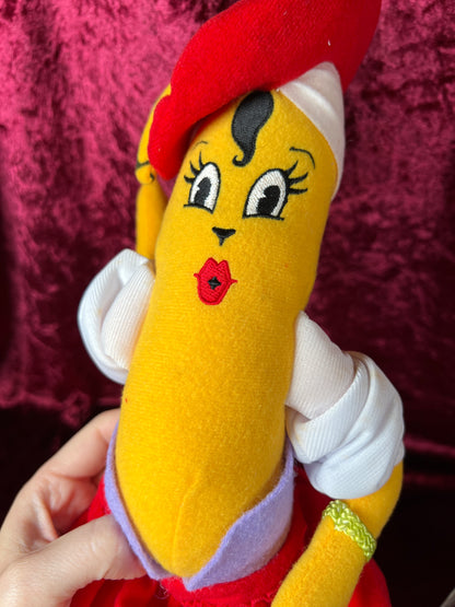 Vintage Collectibles - Stuffed Plush Toy - Chiquita Banana - Animal Fair