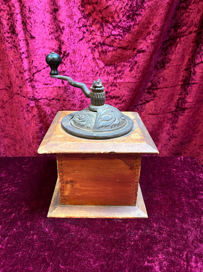 Vintage Kitchen - Antique Coffee Grinder Mill - Primitive Arcade Manufacturing