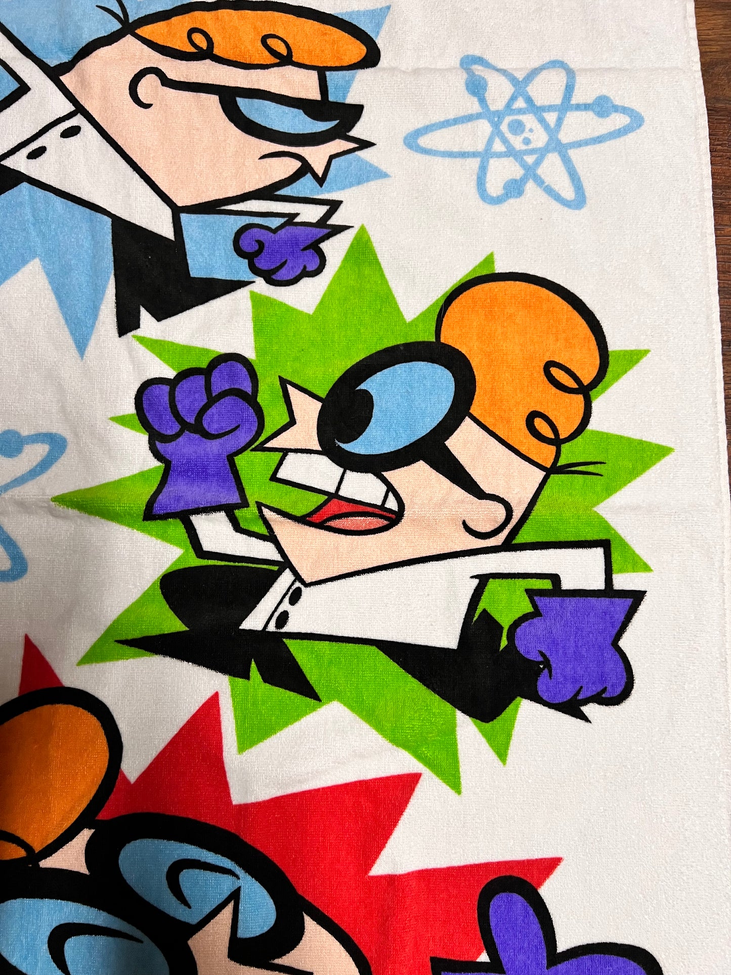 Y2K Dexter's Lab Towel - Cartoon Network 2002 - Like New!