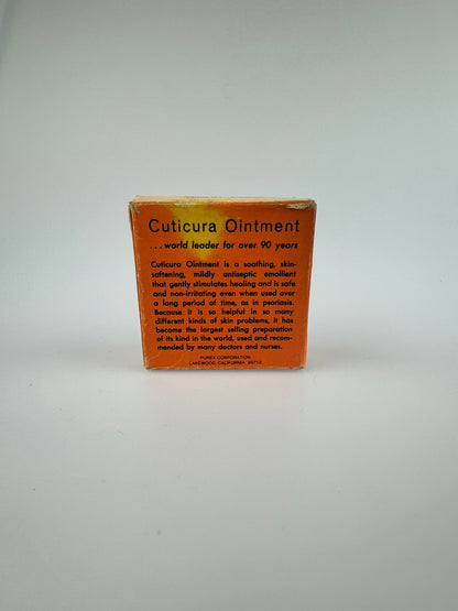 Vintage 1980s Purex Cuticura Ointment - Empty