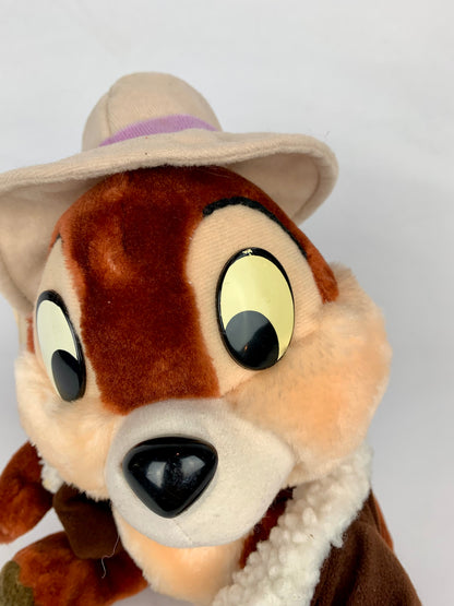 Vintage Walt Disney Company Rescue Ranger Chip Plush - Made In Korea - 10"