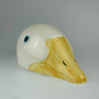 Rare Vintage George Kovacs Style Ceramic Goose Head Lamp Shade