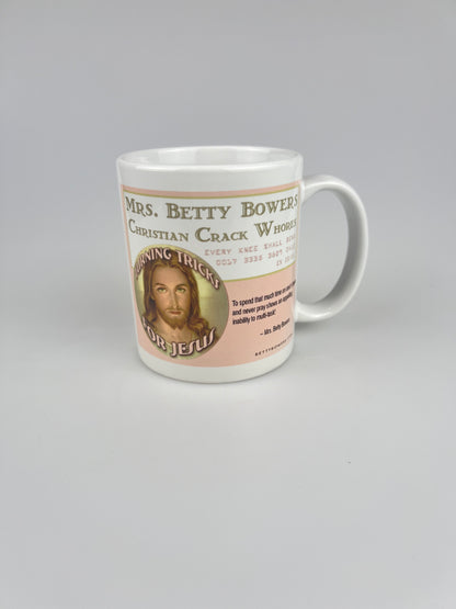 Rare Betty Bowers America's Best Christian Coffee Mug | Early Internet Humor | Every Knee
