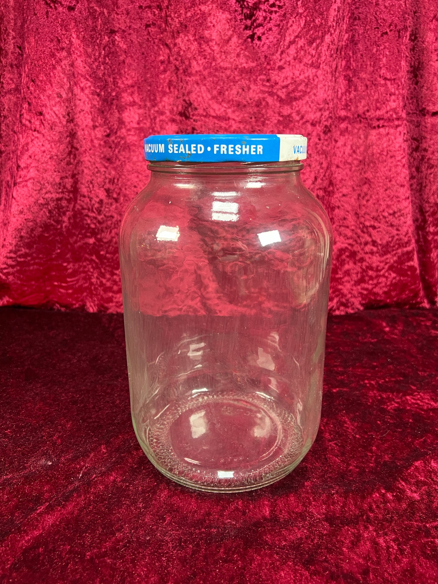 Vintage Glass Kitchen Storage Jar – Eggo Advertising Lid Mid Century Canister