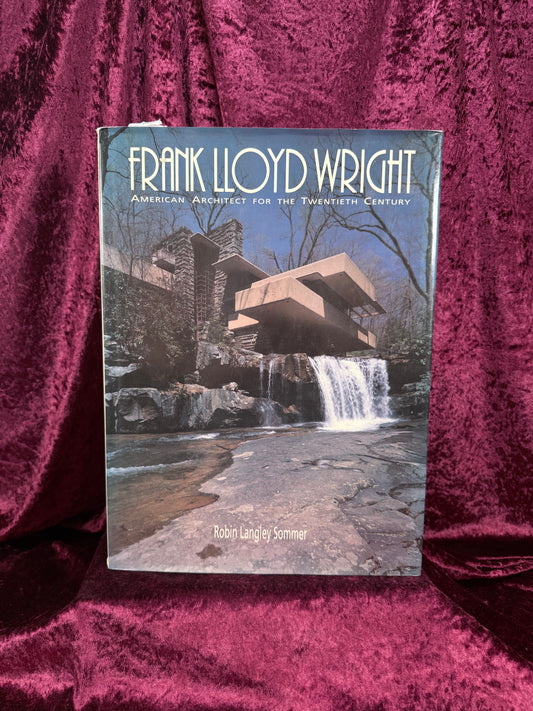 Vintage Hardcover Book – Frank Lloyd Wright American Architect for the Twentieth Century
