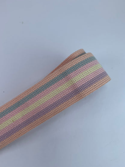 Vintage Accessories - Pastel Rainbow Luggage Strap - Posey Company