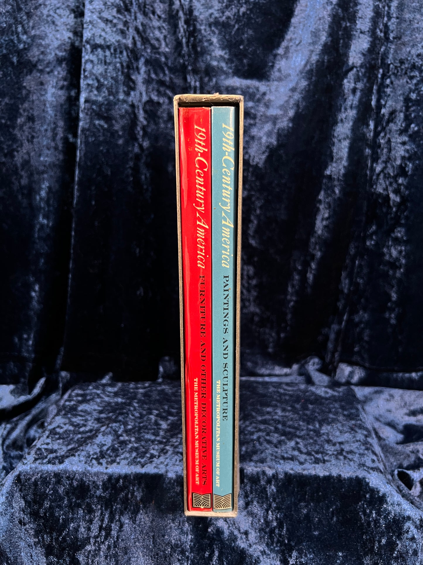 Vintage 19th Century America Art Books - 1970 Metropolitan Museum Centennial 2 Volume Set