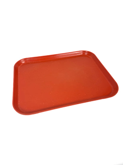 Vintage Cambro Orange Fiberglass Serving Tray