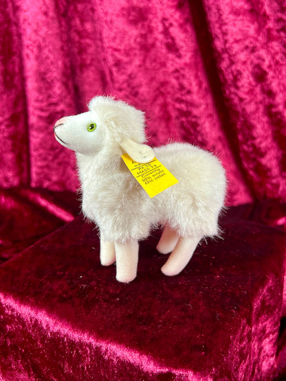 Vintage Collectibles - Miniature Stuffed Toy - Flori the Sheep - 1518/11 - Steiff - Germany