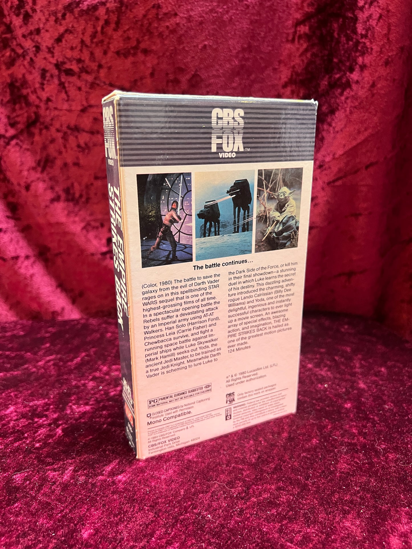 VHS - Star Wars - The Empire Strikes Back - 1980