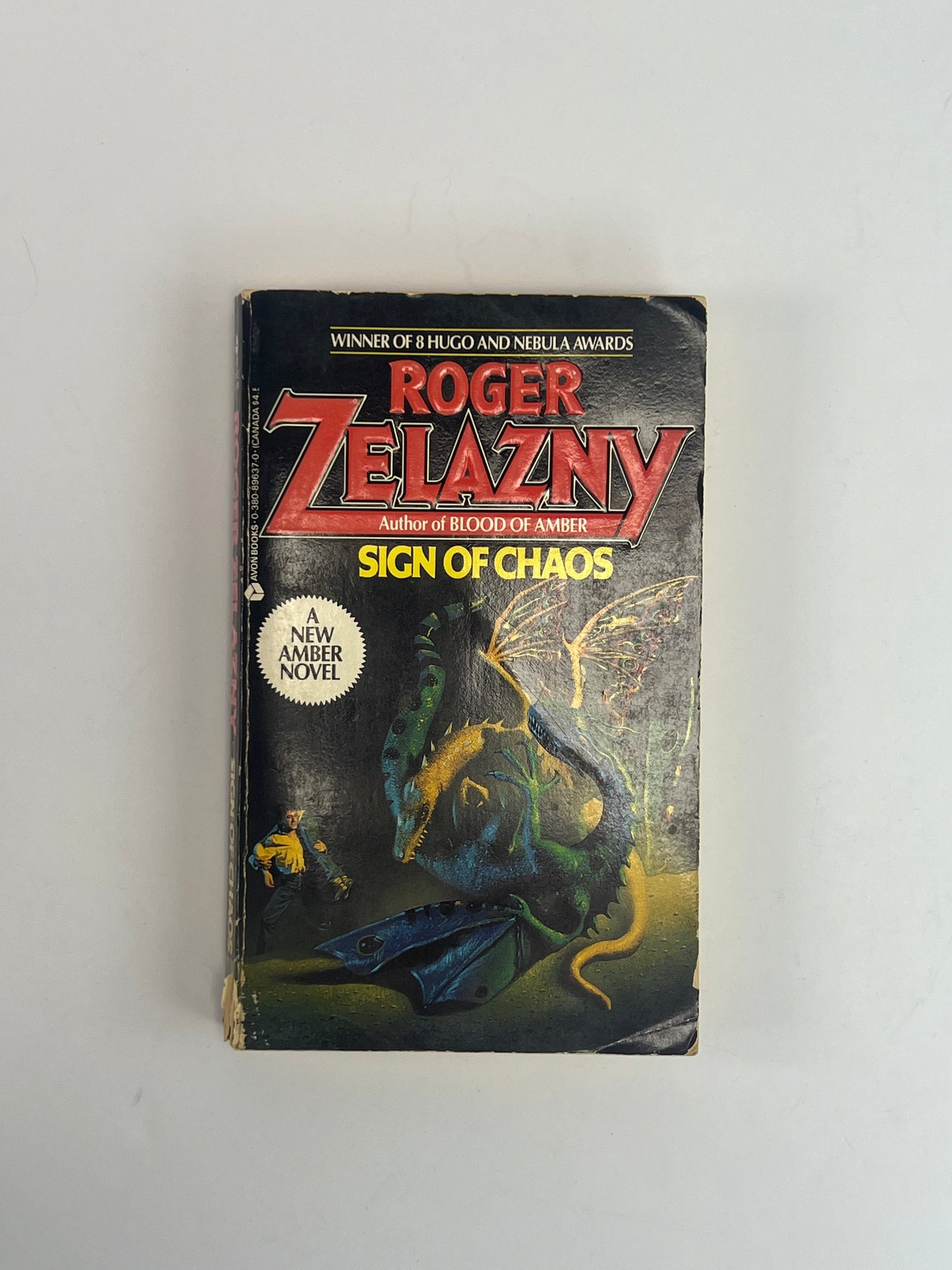 Vintage Paperback - Sign of Chaos - Roger Zelazny - 1988 First Printing