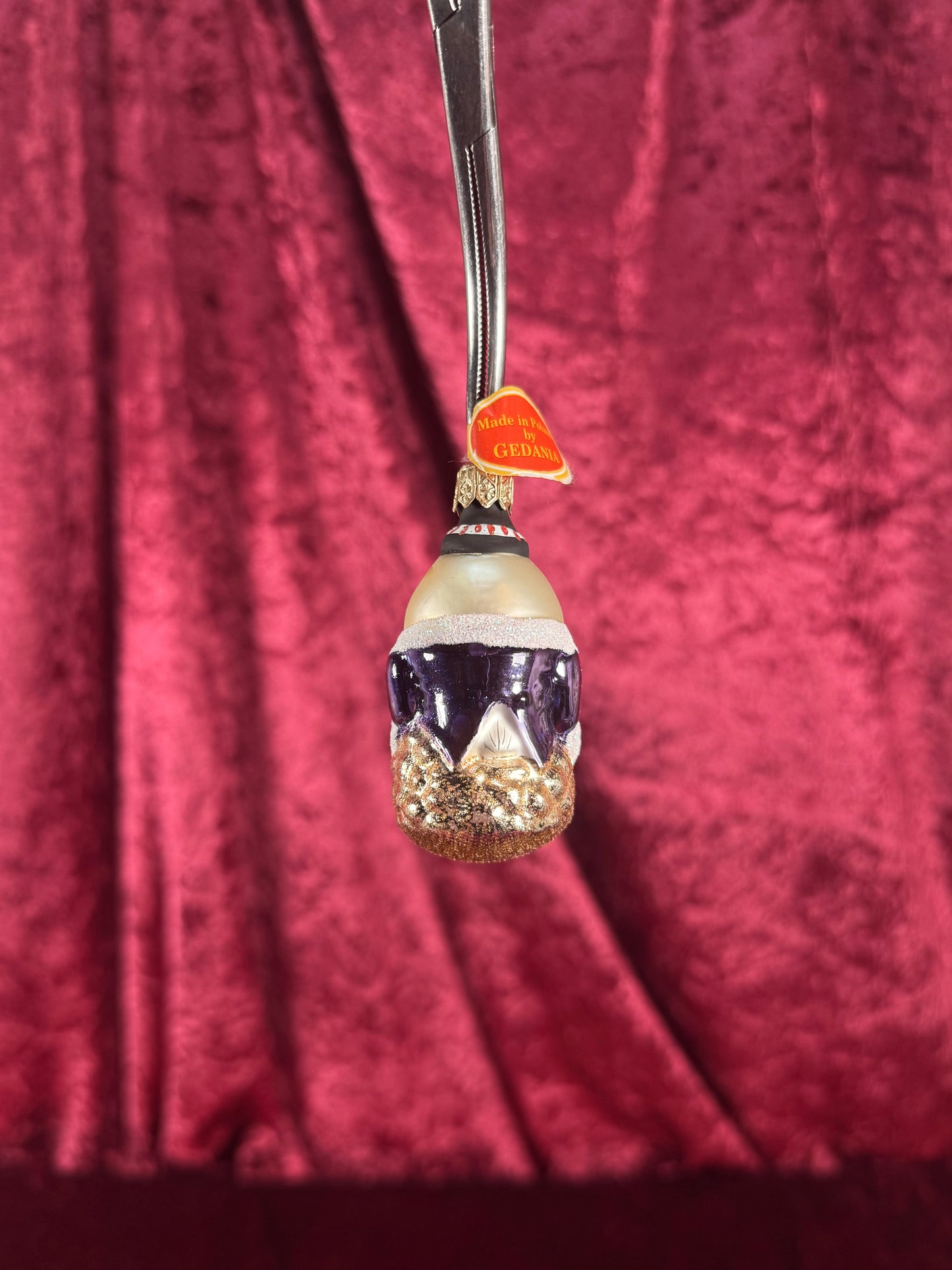 Vintage Christmas - Handblown Glass Ornament - Humpty Dumpty - Taron Collection - Poland