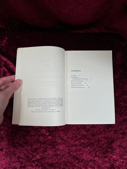 Vintage Paperback Book - Year One Catalog - Ira Friedlander - Harper & Row 1972