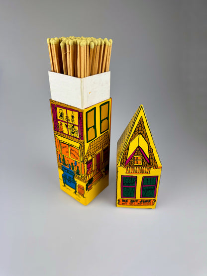 1970s Fireplace Long Safety Matches - Aunt Sally's Antique Shop - Made In Japan