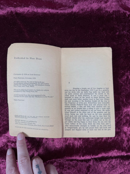 Vintage The Dharma Bums by Jack Kerouac Paperback Third Printing 1959 Signet