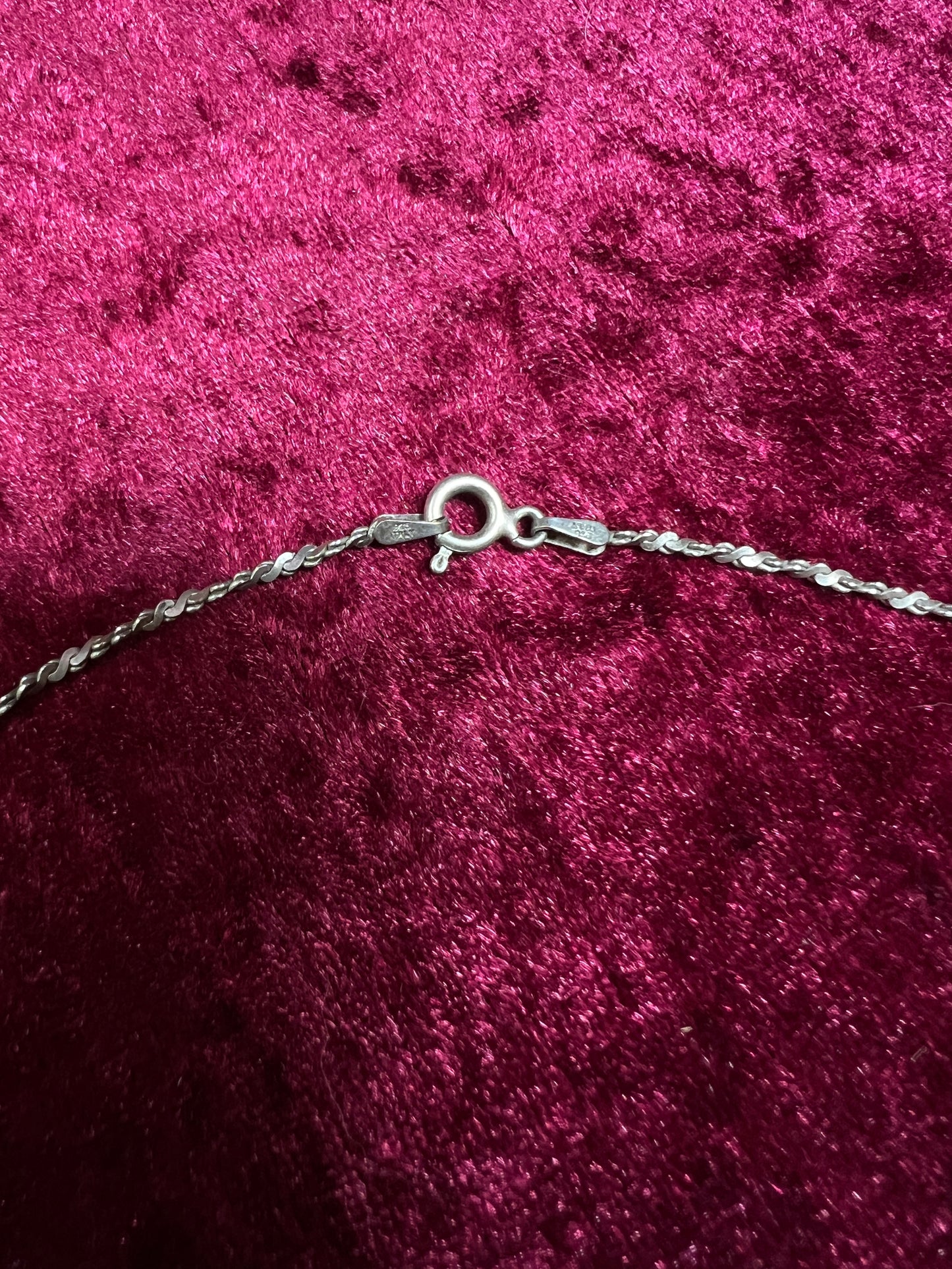 Vintage 925 Sterling Silver Italian Twisted Rope Chain - 30" - 7 Grams