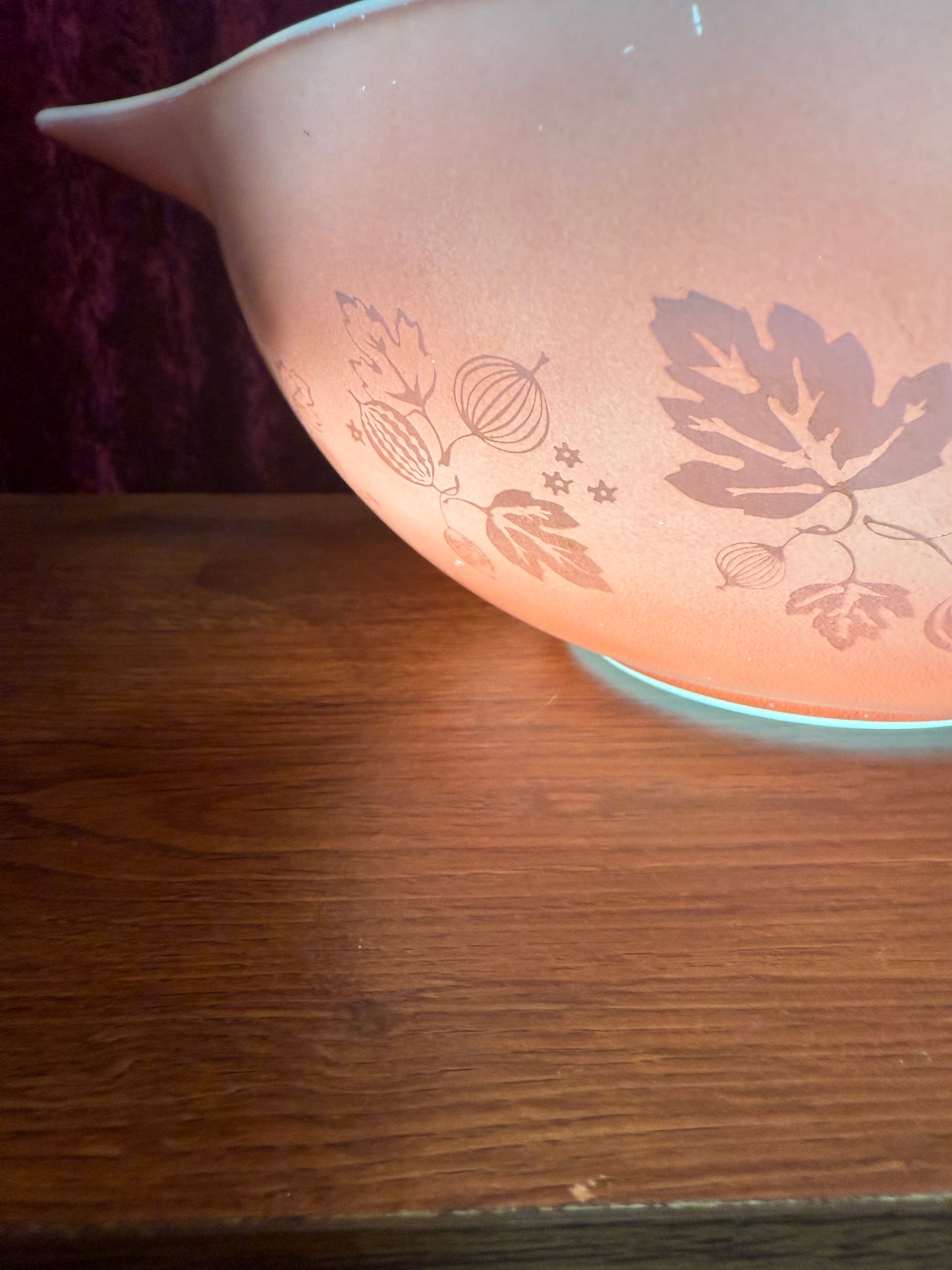 Vintage Kitchen - Large Cinderella Pyrex Bowl - Gooseberry Pattern