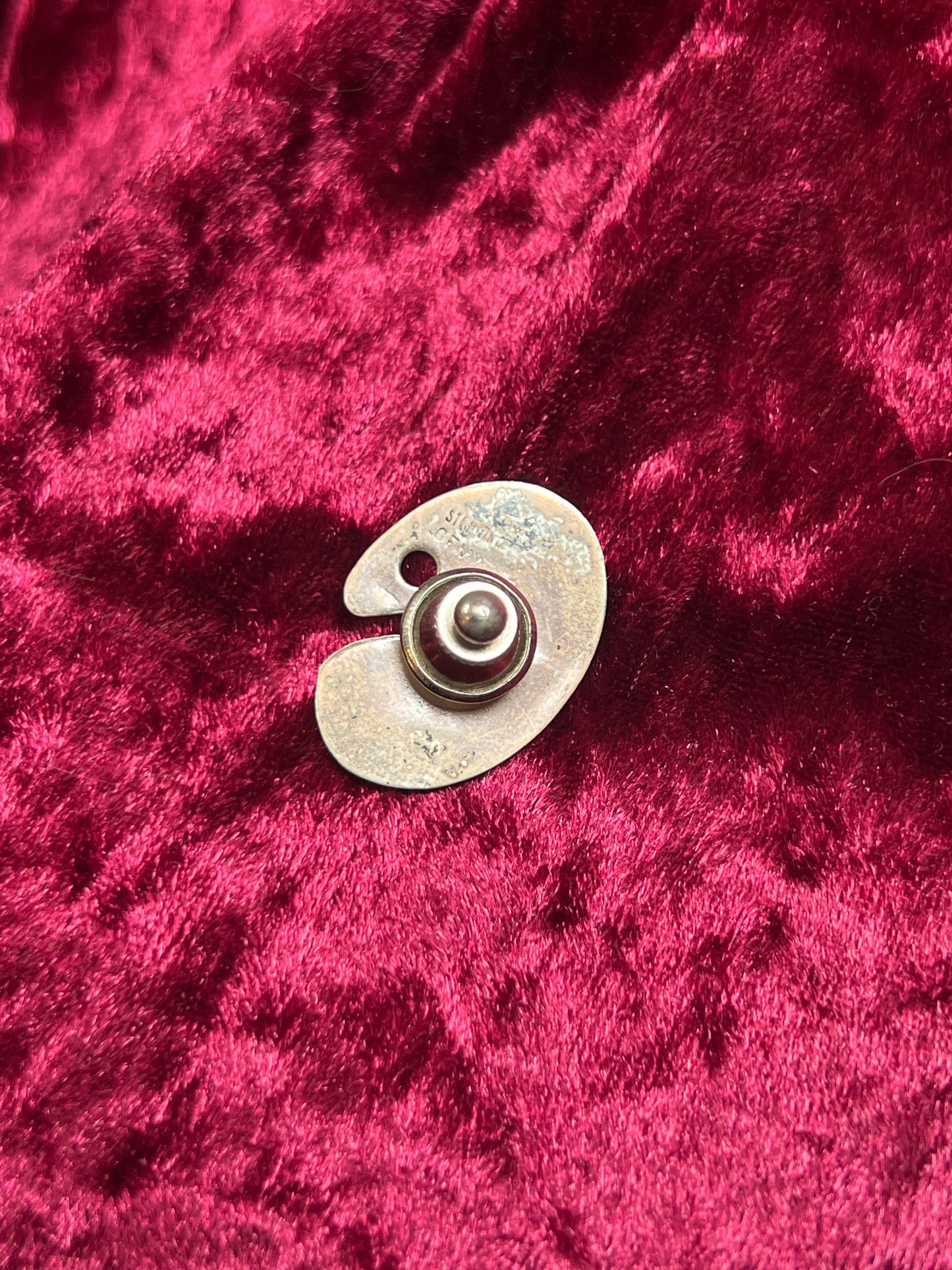 Vintage Jewelry - Brooch - Stering Silver - Painters Palette
