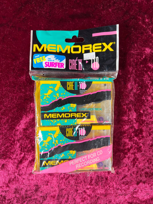 Cassette Tape - Blank Tape 2-Pack - Memorex Cire II - High Bias 110