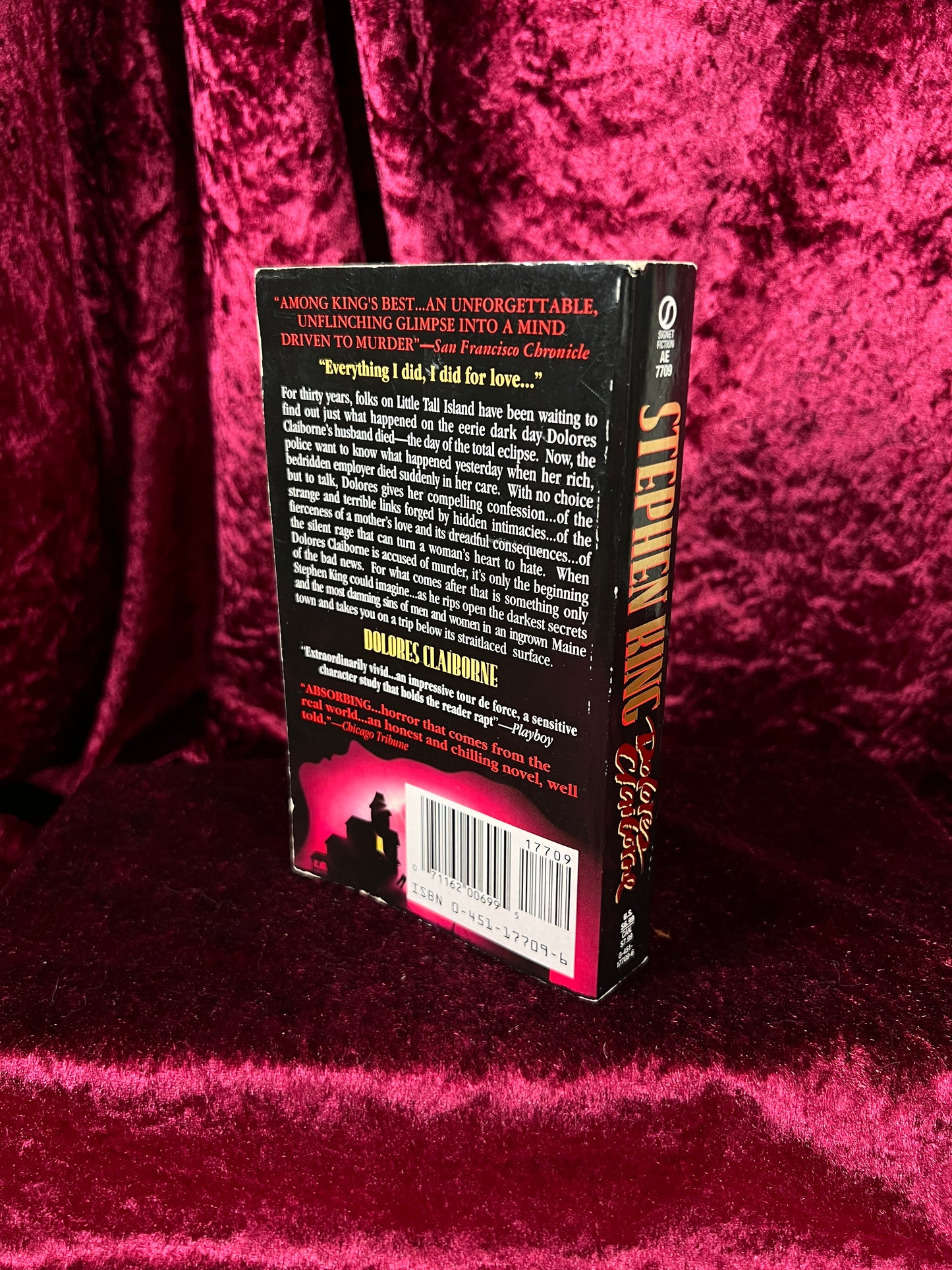 Vintage Paperback Book – Dolores Claiborne Stephen King First Signet Printing 1993