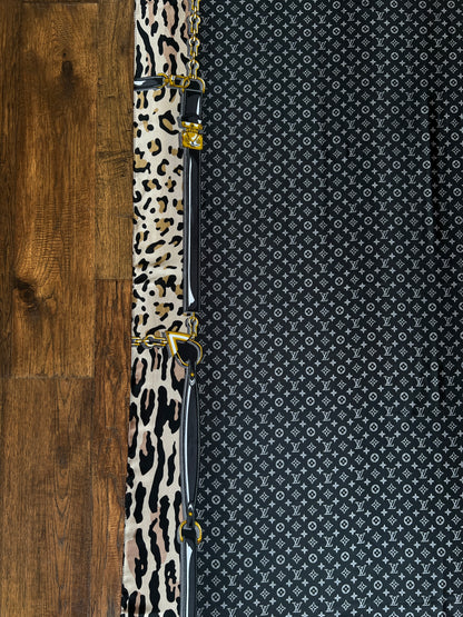 Vintage Louis Vuitton Long Soie Silk Scarf - Y2K Stephen Sprouse Cheetah Monogram Print