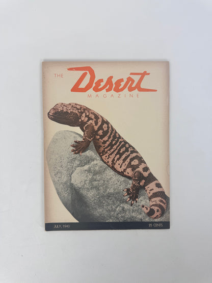 Vintage Ephemera - The Desert Magazine - July 1943