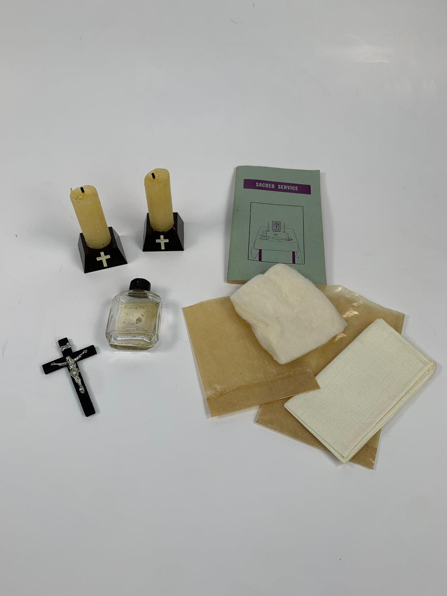 Vintage Religio - Portable Last Rites Sick Call Kit