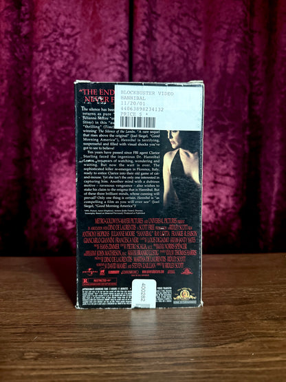 VHS - Hannibal- 2001 - Rental Store Copy