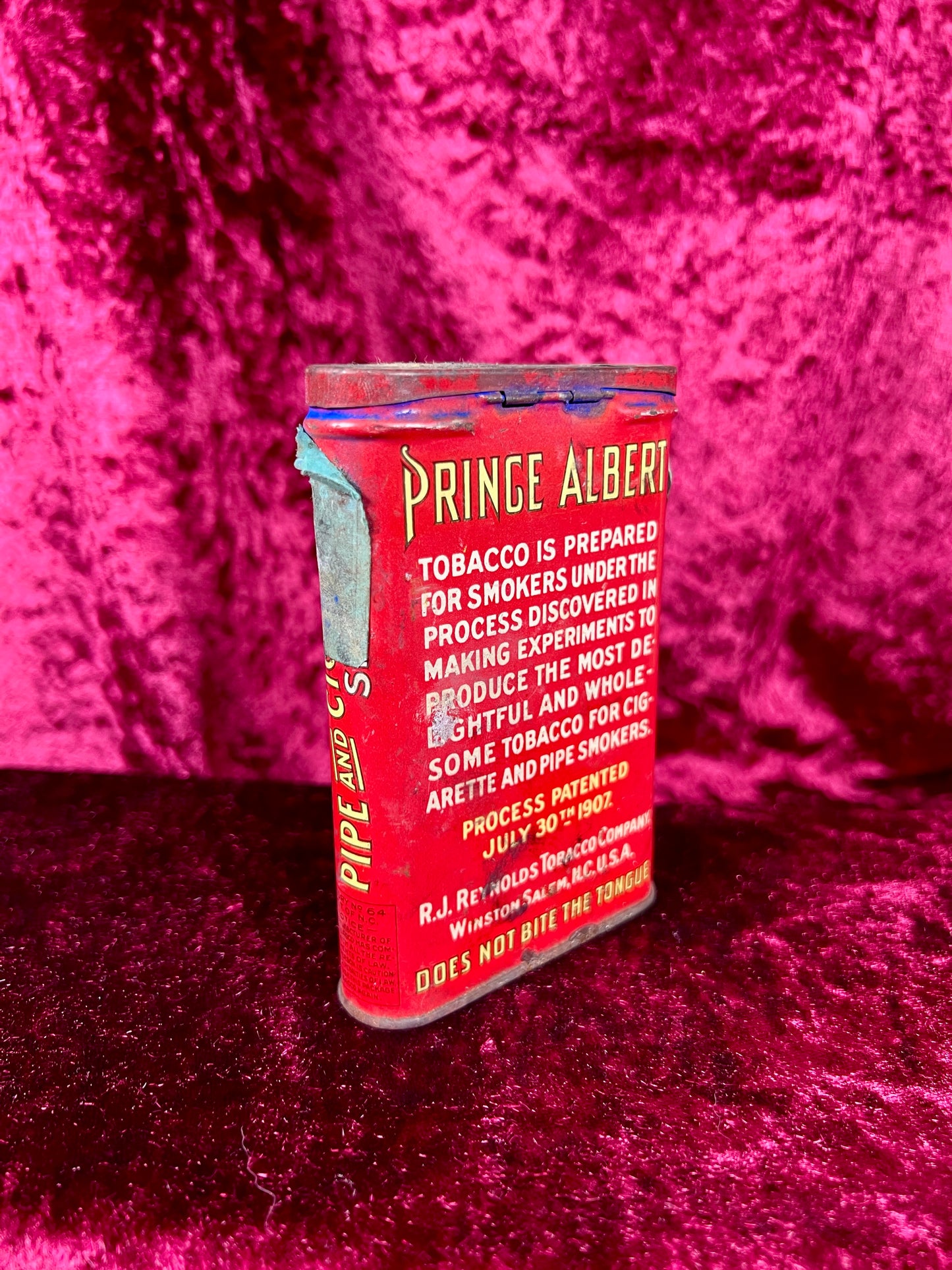 Vintage Tobacciana - Tobacco Tin - Prince Albert / Crimp Cut - #1