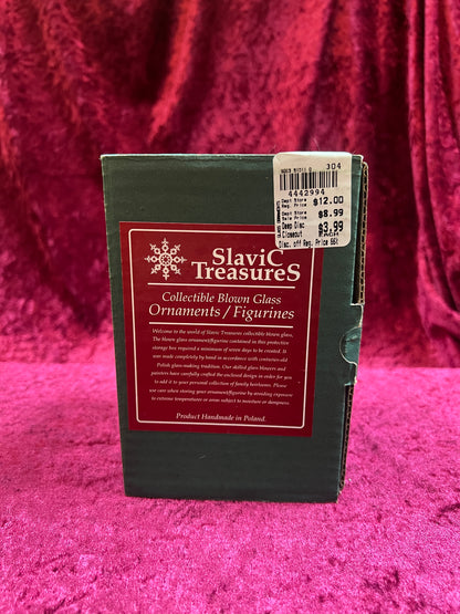 Vintage Christmas - Handblown Glass Ornament - Skunk - Slavic Treasures - Made In Poland