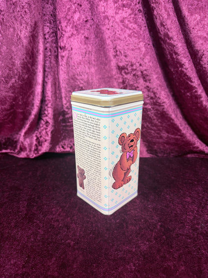 Vintage Metal Cookie Tin – Laughing Bear Cookies Made in USA