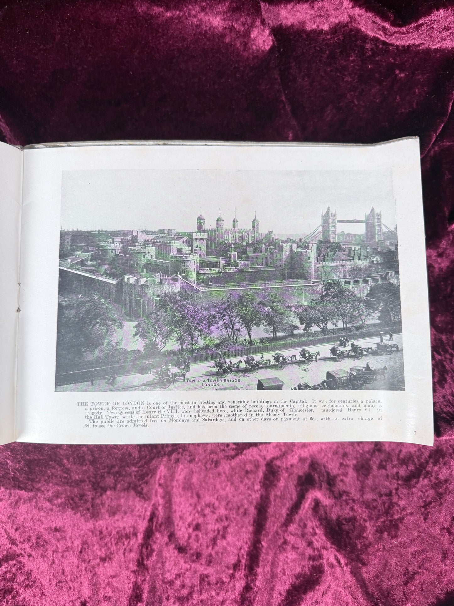 Antique Paper Souvenir Book – London Containing 101 Views by Morgan & Hoadly