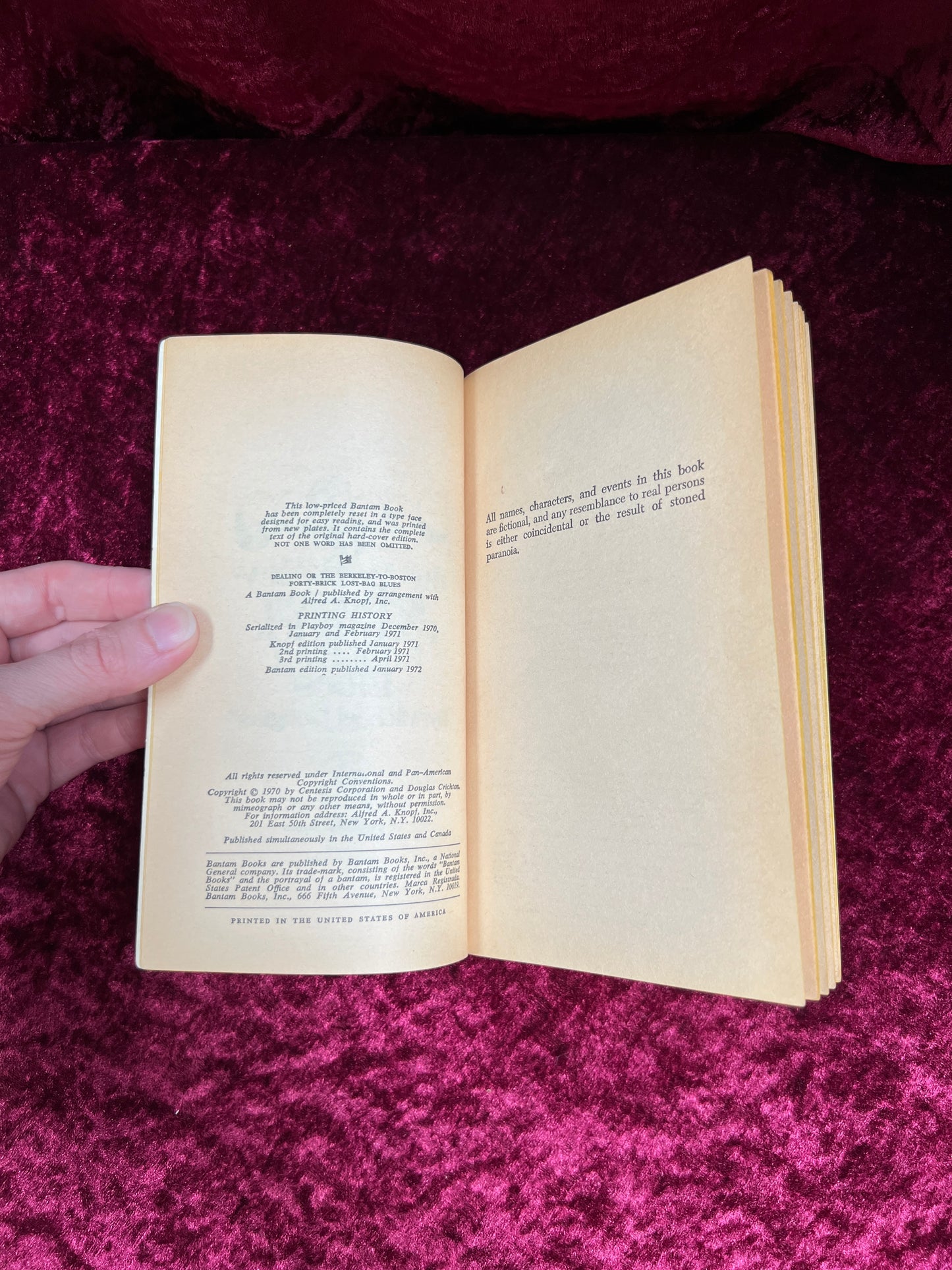 Vintage Paperback Book - Dealing - Michael Douglas - Bantam Books 1970