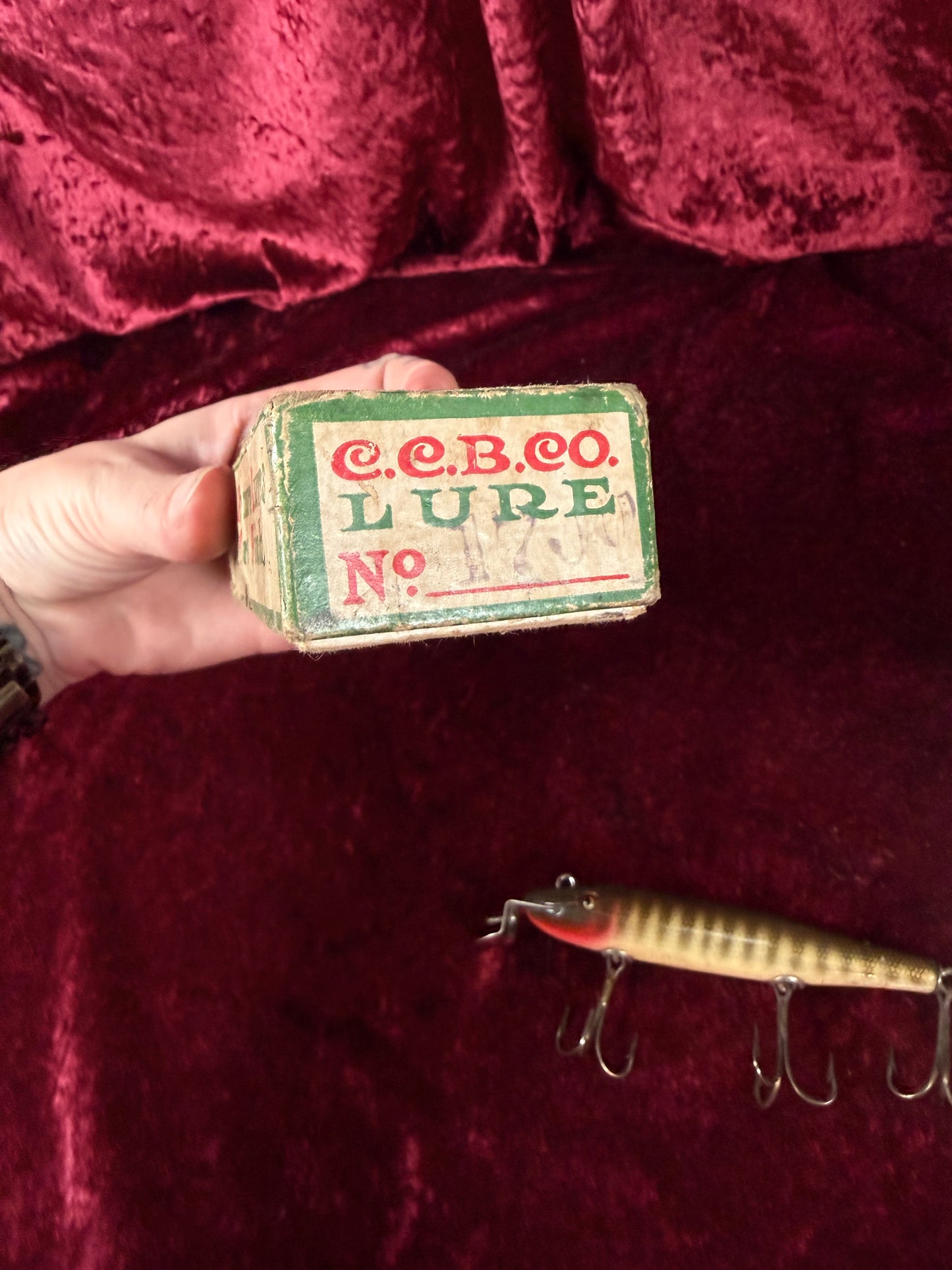 Vintage Creek Chub Bait Co. Wood Fishing Lure - Pikie Minnow 700 Series with Original Box