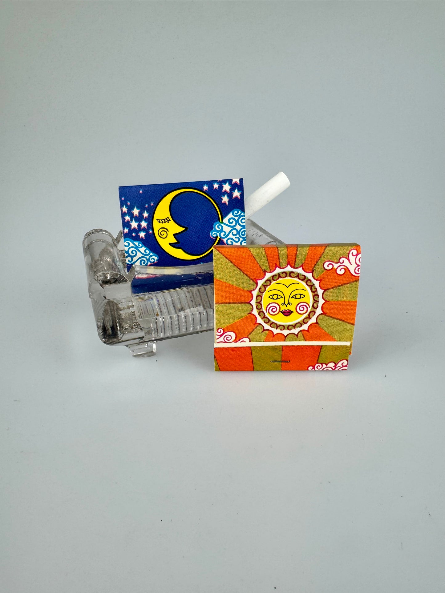 Vintage 1970s Matchbooks - Sun and Moon