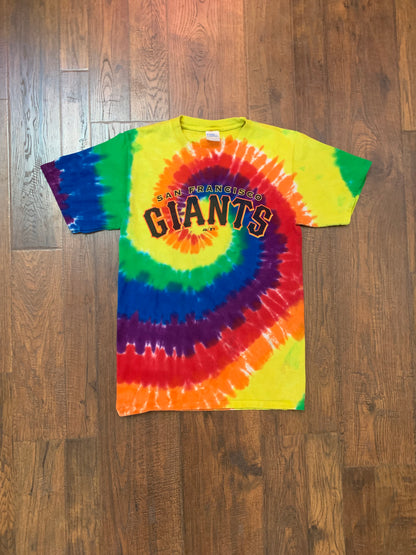 Port & Company T-Shirt - San Francisco Giants - Rainbow Tie-Dye - Small