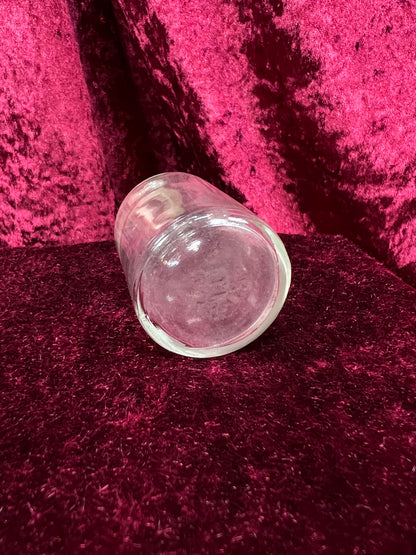 Vintage Miniature Glass Apothecary Bottle - Ground Stopper Laboratory Style