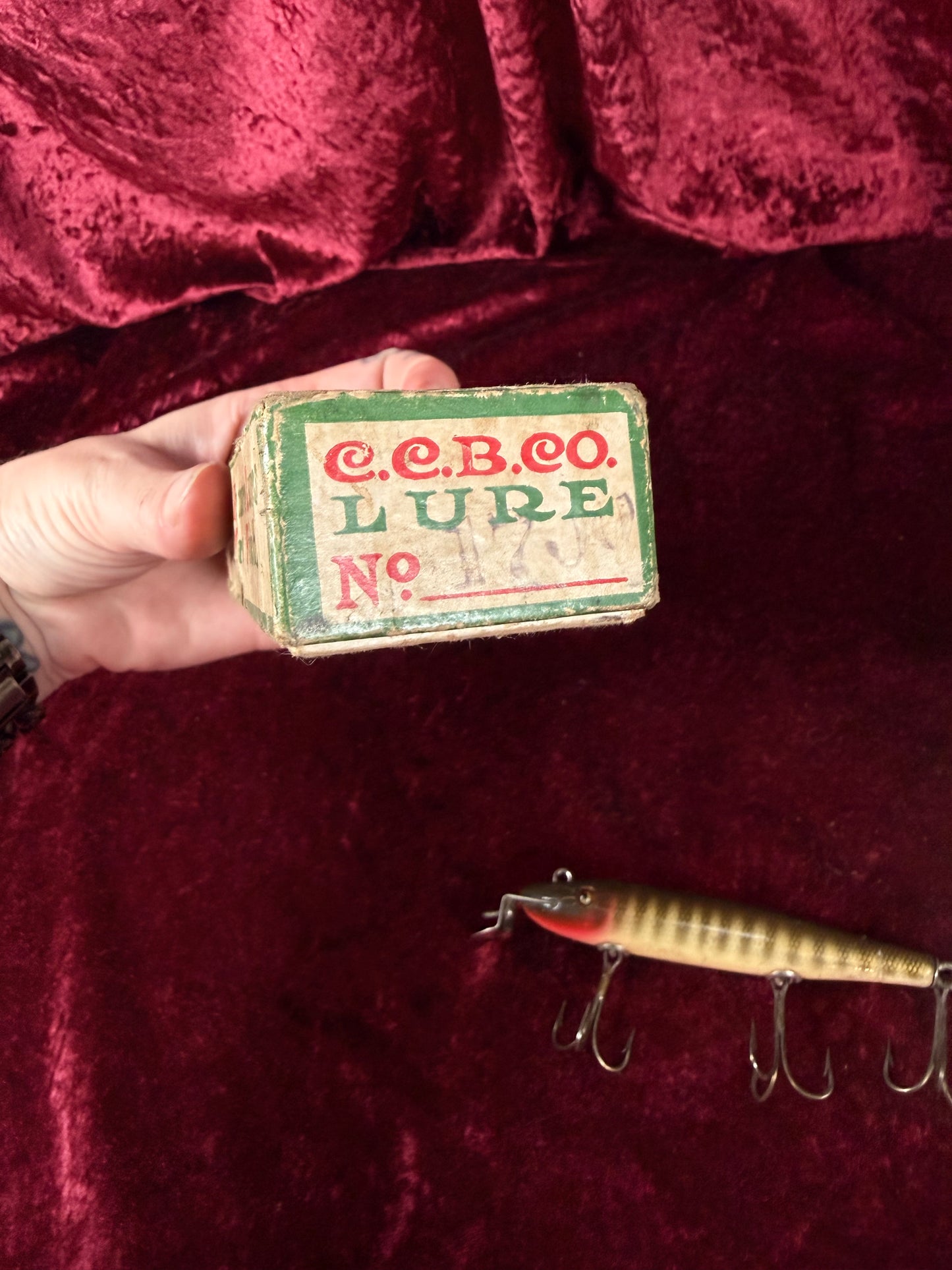 Vintage Creek Chub Bait Co. Wood Fishing Lure - Pikie Minnow 700 Series with Original Box
