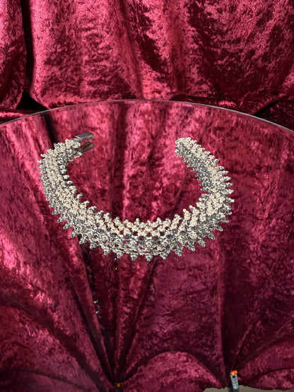 Vintage Jewelry - Silver Filigree Mesh Bracelet - Marked S.950