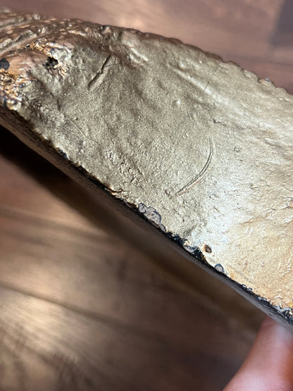 Vintage Home Decor - Ceramic Wall Mask - Bejeweled Bust of Tutankhamun