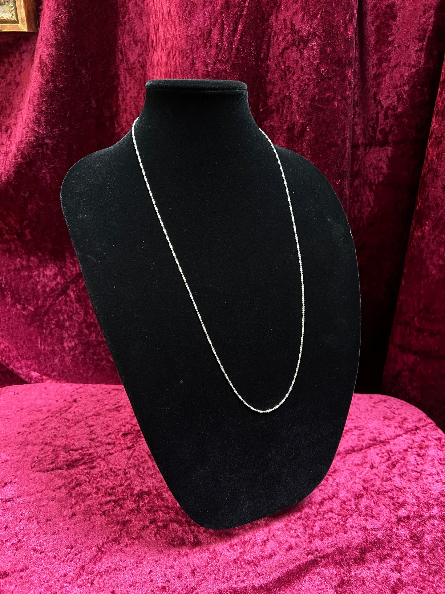 Vintage 925 Sterling Silver Italian Twisted Rope Chain - 30" - 7 Grams