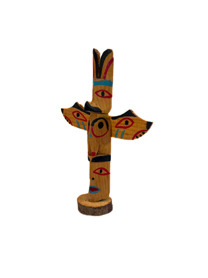 Vintage Totem - Thunderbird - "British Columbia West Coast Indians" - 4.75" Tall