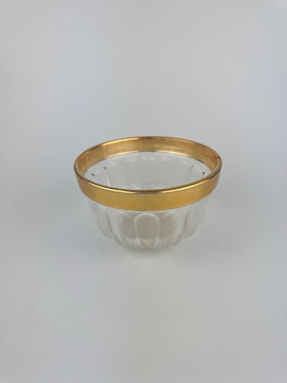 Vintage Mikasa Cambria Gold Small Fruit Dessert Bowl